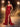 Luxury Crystal Sheer Bodice Evening Prom Dress With Cross Back - Red