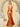 Deep V-Neck Spaghetti Straps Mermaid Bridesmaid Dress Long With Split - Burnt Orange