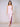 Ruffle Side Split Acetate Satin Bridesmaid Dress - Light Pink