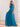 One Shoulder A-Line Chiffon Long Bridesmaid Dress - Blue