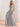One Shoulder A-Line Chiffon Long Bridesmaid Dress - Silver