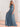 One Shoulder A-Line Chiffon Long Bridesmaid Dress - Dusty Blue