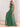 One Shoulder A-Line Chiffon Long Bridesmaid Dress - Eucalyptus