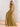 One Shoulder A-Line Chiffon Long Bridesmaid Dress - Gold