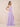 Ruffled One Shoulder Chiffon Maxi Bridesmaid Dress with Slit in Lilac