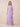Ruffled One Shoulder Chiffon Maxi Bridesmaid Dress with Slit in Lilac