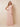 Chiffon Pleated A-Line One Shoulder Bridesmaid Dress in Blush Pink