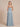 Chiffon Pleated A-Line One Shoulder Bridesmaid Dress in Dusty Blue