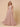 Chiffon Pleated A-Line One Shoulder Bridesmaid Dress in Dusty Rose