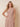 Chiffon Pleated A-Line One Shoulder Bridesmaid Dress in Dusty Rose