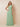 Chiffon Pleated A-Line One Shoulder Bridesmaid Dress in Sage Green
