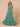 Chiffon Pleated A-Line One Shoulder Bridesmaid Dress in Eucalyptus