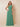 Chiffon Pleated A-Line One Shoulder Bridesmaid Dress in Eucalyptus
