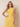 Chiffon Pleated A-Line One Shoulder Bridesmaid Dress in Mustard Yellow