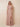 Off Shoulder Chiffon Slit A-Line Bridesmaid Dress with Bow in Dusty Rose