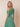Off Shoulder Chiffon Slit A-Line Bridesmaid Dress with Bow in Eucalyptus