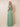 Chiffon Ruffled Flutter Short Sleeve Bridesmaid Dress Long A-Line in Dusty Sage