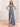 Halter A-Line Backless Chiffon Long Bridesmaid Dress - Dusty Blue