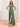 Halter A-Line Backless Chiffon Long Bridesmaid Dress - Eucalyptus
