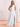 Halter A-Line Backless Floral Chiffon Long Bridesmaid Dress - White Floral