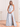 Halter A-Line Backless Floral Chiffon Long Bridesmaid Dress - Baby Blue Floral
