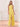 Halter Backless Chiffon Bridesmaid Dress With Slit - Yellow