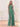 Halter Backless Chiffon Bridesmaid Dress With Slit - Eucalyptus