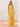 Halter Backless Chiffon Bridesmaid Dress With Slit - Mustard Yellow