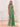 Halter Backless Chiffon Bridesmaid Dress With Slit - Sage Green