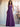 Halter Pleats A-Line Chiffon Bridesmaid Dress - Purple