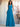 Halter Pleats A-Line Chiffon Bridesmaid Dress - Blue