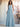 Halter Pleats A-Line Chiffon Bridesmaid Dress - Light Blue
