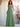 Halter Pleats A-Line Chiffon Bridesmaid Dress - Sage Green
