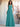Halter Pleats A-Line Chiffon Bridesmaid Dress - Aqua Blue