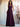 Halter Pleats A-Line Chiffon Bridesmaid Dress - Plum