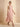 Chiffon Tiered A-Line Midi Halter Bridesmaid Dress in Blush Pink