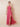 Halter Chiffon A-Line Floor Length Maxi Bridesmaid Dress in Hot Pink