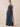 Halter Neck Chiffon Bridesmaid Dresses Long A-Line in Navy Blue