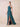 Halter Neck Chiffon Bridesmaid Dresses Long A-Line in Peacock