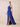 Halter Neck Chiffon Bridesmaid Dresses Long A-Line in Royal Blue