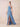 Halter Neck Chiffon Bridesmaid Dresses Long A-Line in Steel Blue