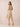 Chiffon Halter Knee Length Bridesmaid Dresses in Champagne