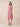 Chiffon Halter Knee Length Bridesmaid Dresses in Dusty Pink