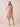 Chiffon Halter Knee Length Bridesmaid Dresses in Dusty Rose