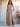 Ruffle Deep V-Neck A-Line Ankel Chiffon Bridesmaid Dress - Taupe