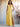 Ruffle Deep V-Neck A-Line Ankel Chiffon Bridesmaid Dress - Yellow