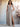 Ruffle Deep V-Neck A-Line Ankel Chiffon Bridesmaid Dress - Silver