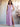 Ruffle Deep V-Neck A-Line Ankel Chiffon Bridesmaid Dress - Lilac