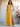 Ruffle Deep V-Neck A-Line Ankel Chiffon Bridesmaid Dress - Mustard Yellow