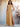 Ruffle Deep V-Neck A-Line Ankel Chiffon Bridesmaid Dress - Gold